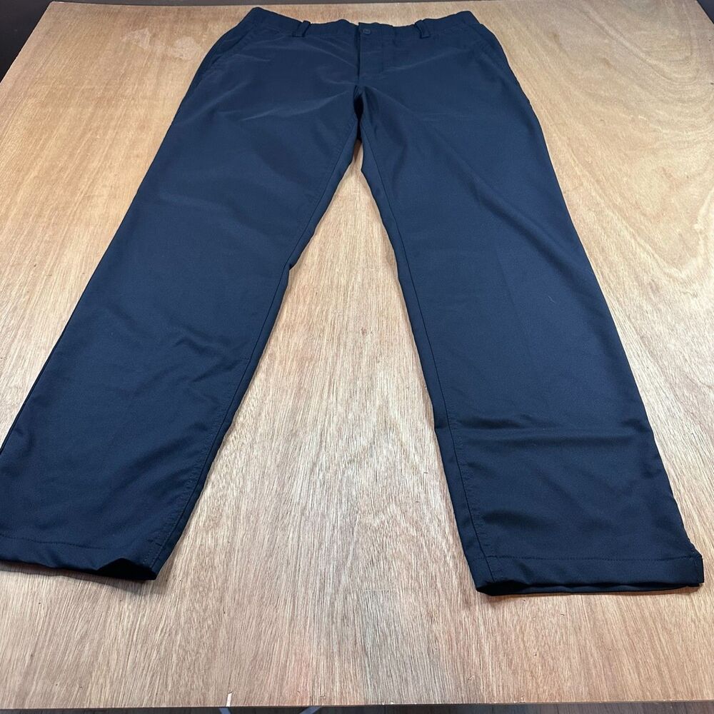 Nike Dri-Fit Golf Pants Mens 34x32 Black Lightweight Athletic Spring